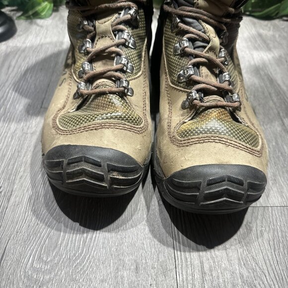 Simms G3 Guide Boots Men’s 10 Dark Elkhorn Nubuck Leather Wading Fishing Vibram - Picture 3 of 13